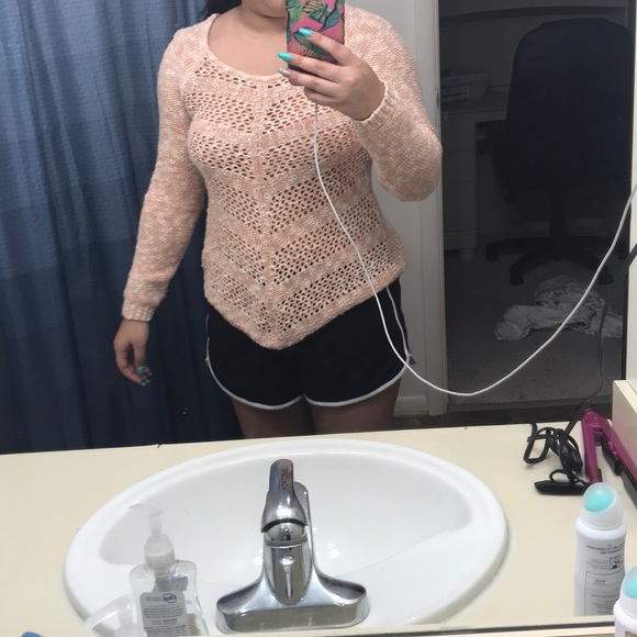 Pink knitted sweater - Picture 2 of 2